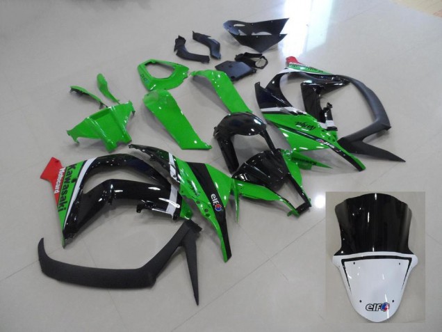 Cheap 2011-2015 Green and Black Kawasaki ZX10R Motorcycle Fairings Kits Canada Cheap 2011-2015 Green and Black Kawasaki ZX10R Motorcycle Fairings Kits Canada