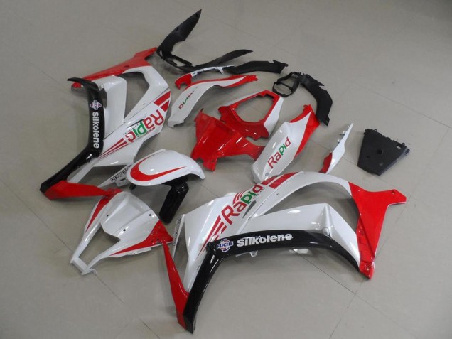 Cheap 2011-2015 Red and White Rapid Kawasaki ZX10R Motorcylce Fairings Canada Cheap 2011-2015 Red and White Rapid Kawasaki ZX10R Motorcylce Fairings Canada
