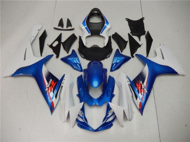 Cheap 2011-2021 Blue White Suzuki GSXR 600/750 Motorcycle Replacement Fairings Canada Cheap 2011-2021 Blue White Suzuki GSXR 600/750 Motorcycle Replacement Fairings Canada