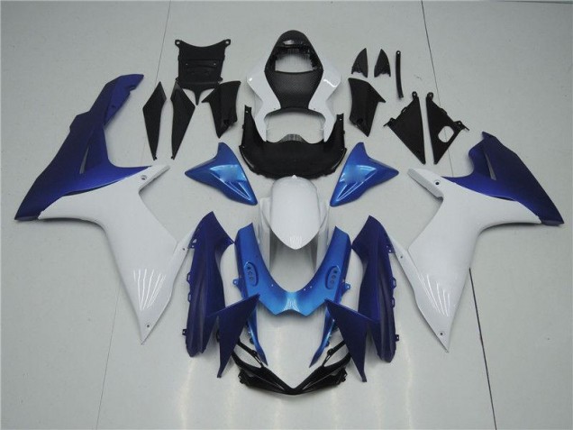 Cheap 2011-2021 White Blue Suzuki GSXR 600/750 Replacement Fairings Canada Cheap 2011-2021 White Blue Suzuki GSXR 600/750 Replacement Fairings Canada