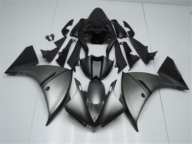 Cheap 2012-2014 Matte Grey Black Yamaha YZF R1 Replacement Fairings Canada