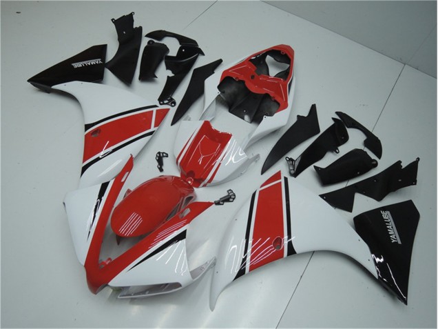 Cheap 2012-2014 White Red Black Yamaha YZF R1 Motorcylce Fairings Canada