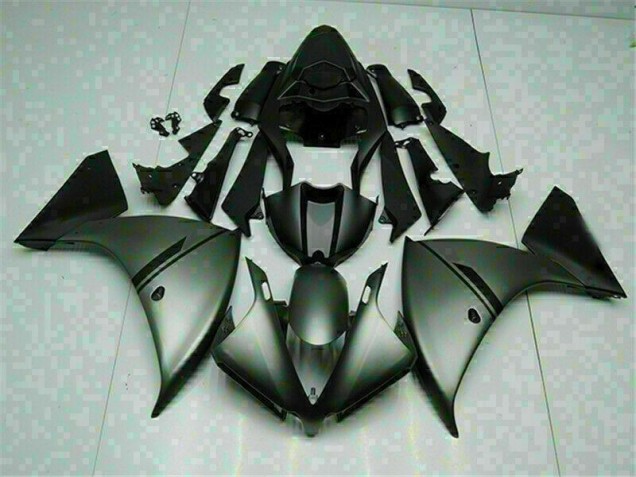Cheap 2012-2014 Grey Black Yamaha YZF R1 Moto Fairings Canada Cheap 2012-2014 Grey Black Yamaha YZF R1 Moto Fairings Canada
