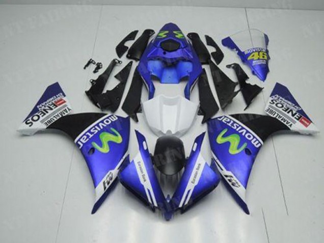 Cheap 2012-2014 Blue White Black Yamaha YZF R1 Motorcycle Replacement Fairings Canada Cheap 2012-2014 Blue White Black Yamaha YZF R1 Motorcycle Replacement Fairings Canada