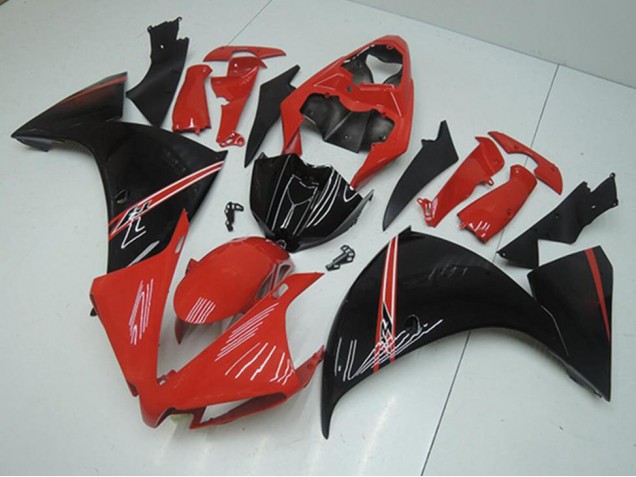 Cheap 2012-2014 Red Black Yamaha YZF R1 Replacement Motorcycle Fairings Canada