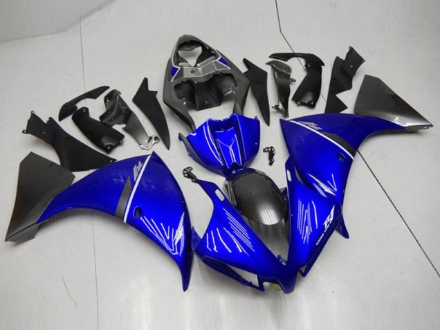 Cheap 2012-2014 Black Blue Yamaha YZF R1 Bike Fairing Kit Canada Cheap 2012-2014 Black Blue Yamaha YZF R1 Bike Fairing Kit Canada