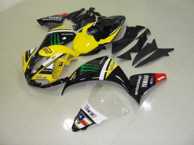 Cheap 2012-2014 Yellow Monster Yamaha YZF R1 Motorcycle Fairings Kit Canada