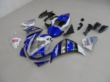 Cheap 2012-2014 Blue White Yamaha YZF R1 Bike Fairing Canada