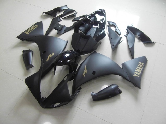 Cheap 2012-2014 Matte Black Gold Sticker Yamaha YZF R1 Motor Bike Fairings Canada Cheap 2012-2014 Matte Black Gold Sticker Yamaha YZF R1 Motor Bike Fairings Canada