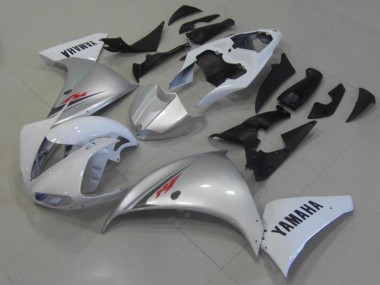 Cheap 2012-2014 White Silver Yamaha YZF R1 Motorcycle Fairings Canada