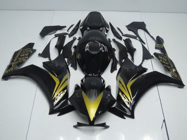 Cheap 2012-2016 Glossy Black and Gold Honda CBR1000RR Replacement Fairings Canada Cheap 2012-2016 Glossy Black and Gold Honda CBR1000RR Replacement Fairings Canada