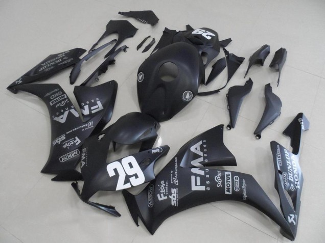 Cheap 2012-2016 Matte Black Grey Decals 29 Honda CBR1000RR Replacement Motorcycle Fairings Canada Cheap 2012-2016 Matte Black Grey Decals 29 Honda CBR1000RR Replacement Motorcycle Fairings Canada