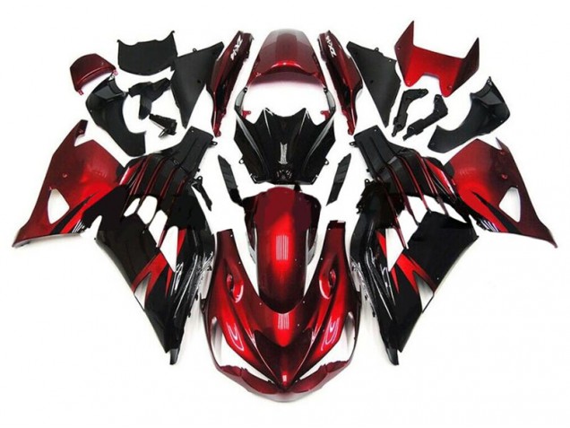 Cheap 2012-2021 Red Black Kawasaki ZX14R ZZR1400 Motorbike Fairings Canada Cheap 2012-2021 Red Black Kawasaki ZX14R ZZR1400 Motorbike Fairings Canada