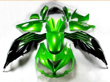 Cheap 2012-2021 Black Green Kawasaki ZX14R ZZR1400 Motorcycle Replacement Fairings Canada