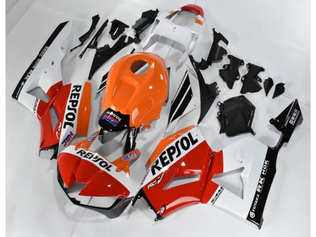 Cheap 2013-2021 Red White Orange Repsol Honda CBR600RR Motorcycle Fairings Kit Canada
