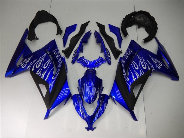 Cheap 2013-2016 Blue White Black Kawasaki EX300 Bike Fairing Canada Cheap 2013-2016 Blue White Black Kawasaki EX300 Bike Fairing Canada