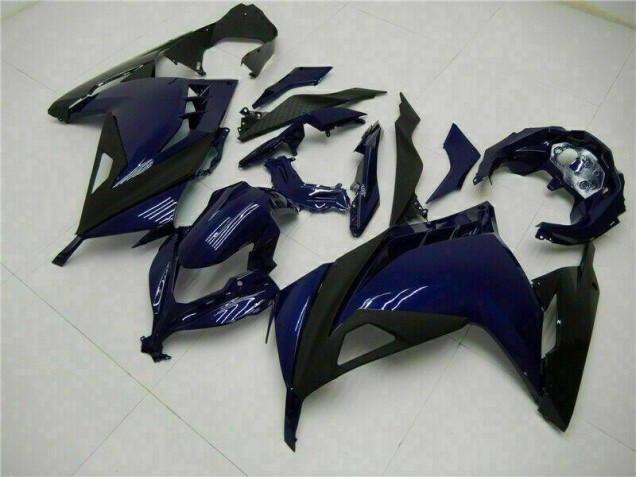 Cheap 2013-2016 Blue Black Kawasaki EX300 Motorcycle Fairings Kits Canada Cheap 2013-2016 Blue Black Kawasaki EX300 Motorcycle Fairings Kits Canada