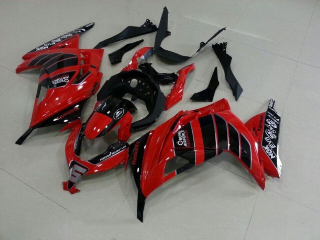 Cheap 2013-2016 Red Black Airfore Kawasaki ZX300R Motorbike Fairings Canada
