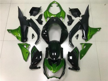 Cheap 2013-2016 Green Black Kawasaki Z800 Motorbike Fairing Kits Canada