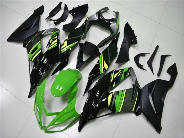 Cheap 2013-2018 Green Black Kawasaki ZX6R Replacement Fairings Canada Cheap 2013-2018 Green Black Kawasaki ZX6R Replacement Fairings Canada