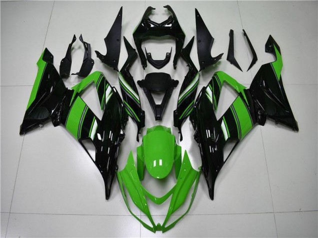Cheap 2013-2018 Green Black Kawasaki ZX6R Motorcycle Fairings Canada Cheap 2013-2018 Green Black Kawasaki ZX6R Motorcycle Fairings Canada