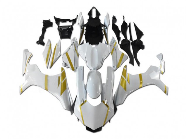 Cheap 2015-2019 White Gold Yamaha YZF R1 Motorbike Fairing Kits Canada Cheap 2015-2019 White Gold Yamaha YZF R1 Motorbike Fairing Kits Canada