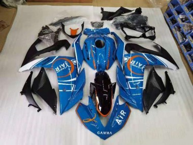 Cheap 2015-2022 Blue and White Yamaha YZF R3 Motorcyle Fairings Canada