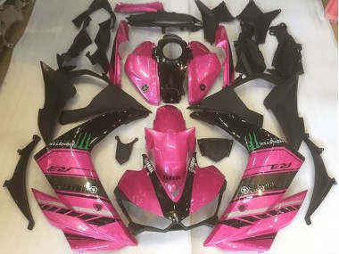 Cheap 2015-2022 Pink and Black Yamaha YZF R3 Replacement Fairings Canada