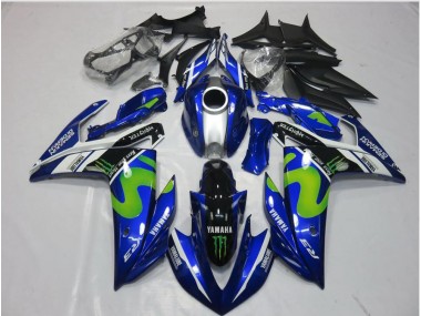 Cheap 2015-2022 Movistar Yamaha YZF R3 Motorcycle Replacement Fairings Canada