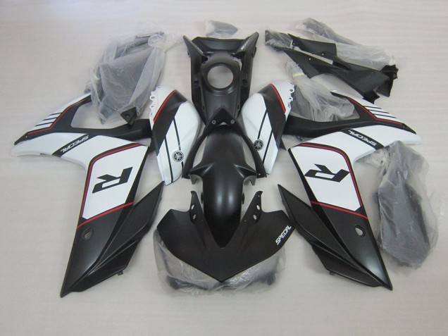 Cheap 2015-2022 Black White Yamaha YZF R3 Motor Fairings Canada