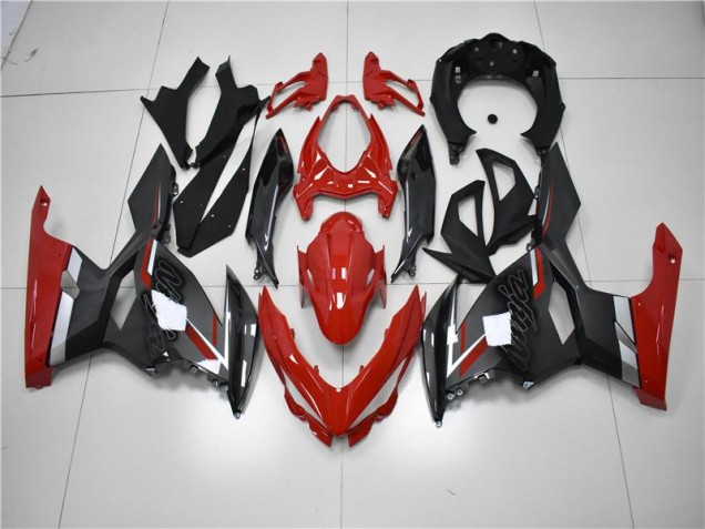 Cheap 2018-2023 Red Black Kawasaki EX400 Motorcycle Fairing Kit Canada Cheap 2018-2023 Red Black Kawasaki EX400 Motorcycle Fairing Kit Canada