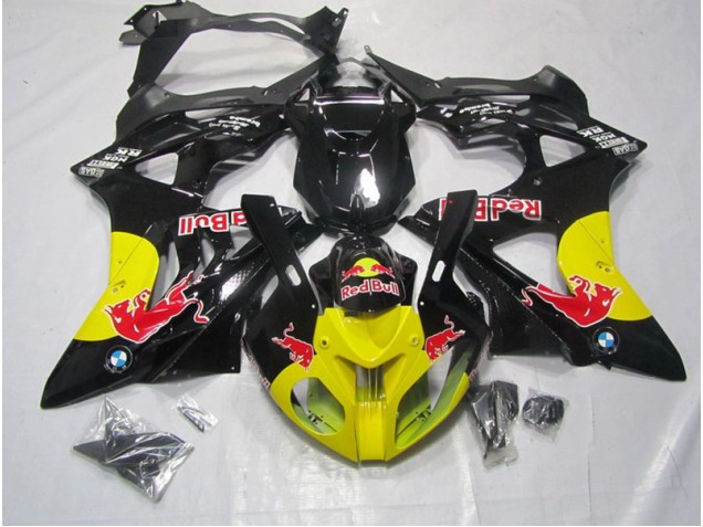 Cheap 2009-2014 Yellow Black RedBull BMW S1000RR Motorbike Fairing Kits Canada Cheap 2009-2014 Yellow Black RedBull BMW S1000RR Motorbike Fairing Kits Canada