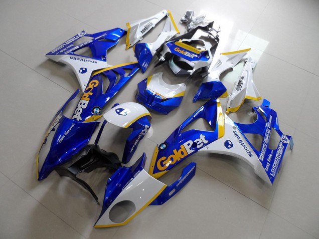 Cheap 2009-2014 Blue White GoldBet BMW S1000RR Motorcycle Fairings Kit Canada Cheap 2009-2014 Blue White GoldBet BMW S1000RR Motorcycle Fairings Kit Canada