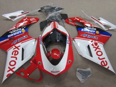 Cheap 2007-2014 White Red Xerox Ducati 1098 Motorcycle Replacement Fairings Canada