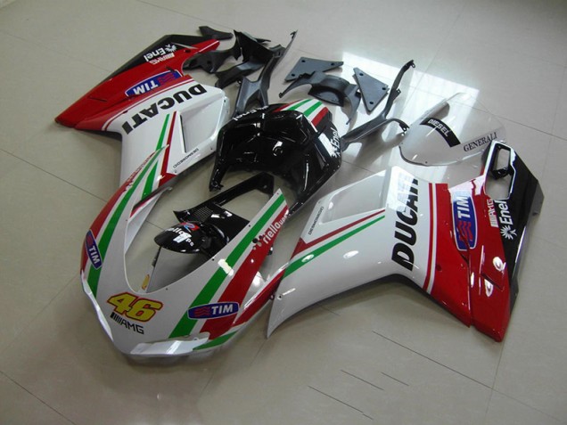 Cheap 2007-2014 White Red 46 Ducati 1098 Motorbike Fairing Canada Cheap 2007-2014 White Red 46 Ducati 1098 Motorbike Fairing Canada