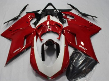 Cheap 2007-2014 Red Ducati 1198 Motorcycle Fairing Kit Canada