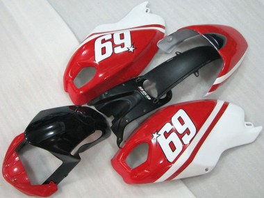 Cheap 2008-2012 Black Red White 69 Ducati Monster 696 Moto Fairings Canada