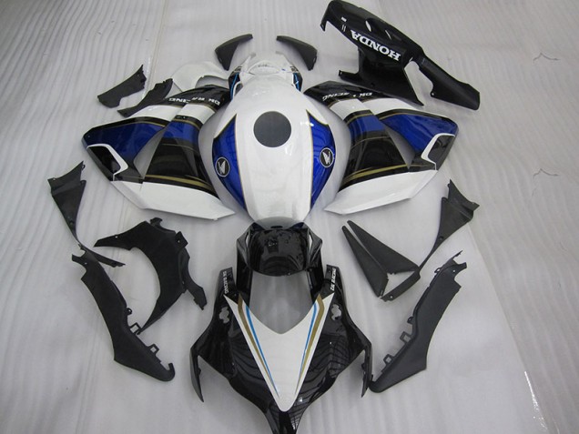 Cheap 2004-2005 Black White Blue Honda CBR1000RR Motorcycle Fairings Kit Canada Cheap 2004-2005 Black White Blue Honda CBR1000RR Motorcycle Fairings Kit Canada