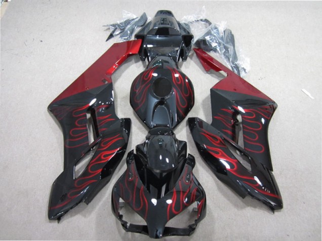 Cheap 2004-2005 Black Red Flame Honda CBR1000RR Bike Fairings Canada Cheap 2004-2005 Black Red Flame Honda CBR1000RR Bike Fairings Canada
