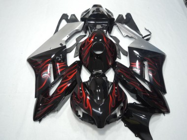 Cheap 2004-2005 Black Red Flame Honda CBR1000RR Motorbike Fairing Canada