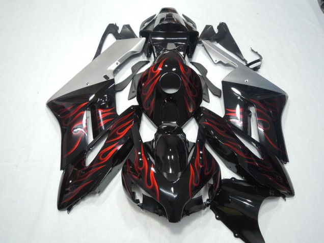 Cheap 2004-2005 Black Red Flame Honda CBR1000RR Motorbike Fairing Canada Cheap 2004-2005 Black Red Flame Honda CBR1000RR Motorbike Fairing Canada