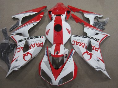 Cheap 2006-2007 White Red PRAMAC Honda CBR1000RR Moto Fairings Canada
