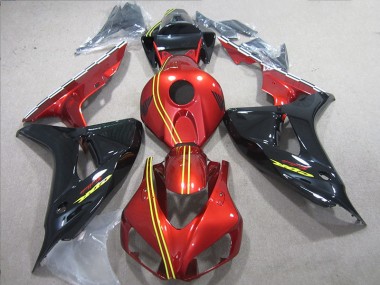 Cheap 2006-2007 Black Red Yellow Honda CBR1000RR Motorcycle Replacement Fairings Canada