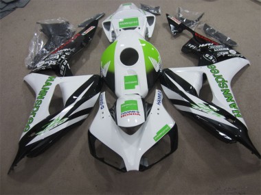Cheap 2006-2007 White Green Hannspree Honda CBR1000RR Motorcycle Fairing Canada