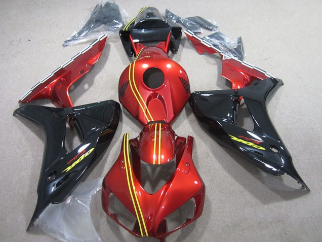 Cheap 2006-2007 Black Red Yellow Honda CBR1000RR Motorcycle Fairing Kit Canada Cheap 2006-2007 Black Red Yellow Honda CBR1000RR Motorcycle Fairing Kit Canada