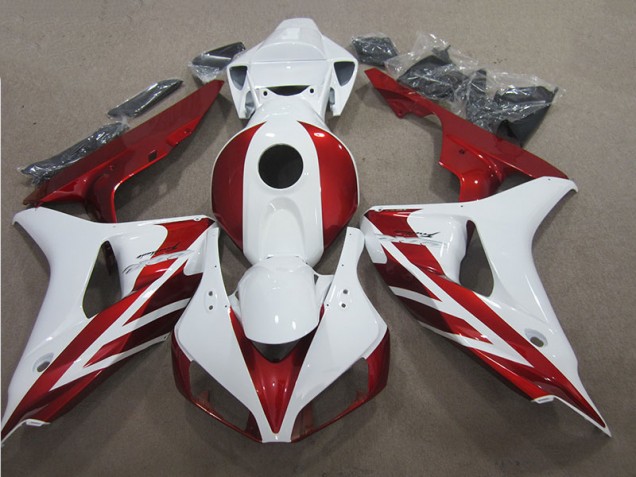 Cheap 2006-2007 Red White Honda CBR1000RR Motor Bike Fairings Canada Cheap 2006-2007 Red White Honda CBR1000RR Motor Bike Fairings Canada