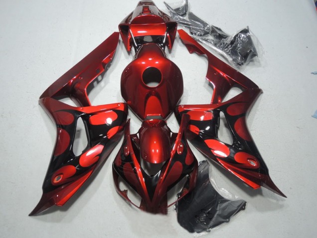 Cheap 2006-2007 Red Black Honda CBR1000RR Bike Fairing Kit Canada Cheap 2006-2007 Red Black Honda CBR1000RR Bike Fairing Kit Canada