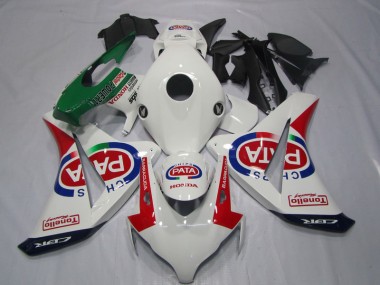 Cheap 2008-2011 White Red PATA Honda CBR1000RR Motor Fairings Canada