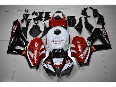 Cheap 2012-2016 Black White Red Santander Honda CBR1000RR Moto Fairings Canada