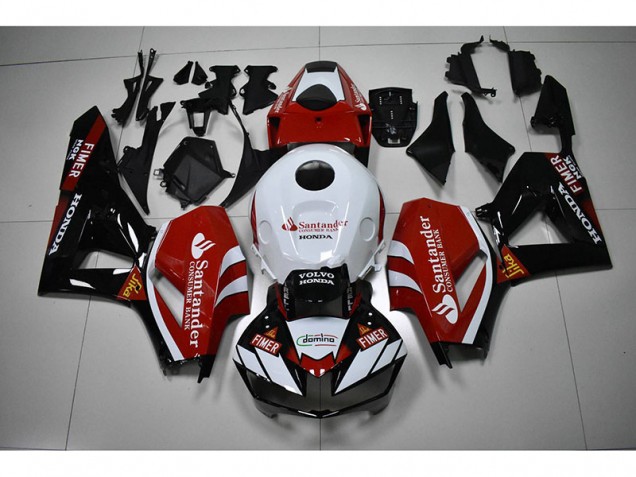 Cheap 2012-2016 Black White Red Santander Honda CBR1000RR Moto Fairings Canada Cheap 2012-2016 Black White Red Santander Honda CBR1000RR Moto Fairings Canada